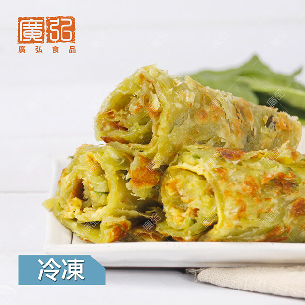 龍鄉味翡翠菠菜抓餅