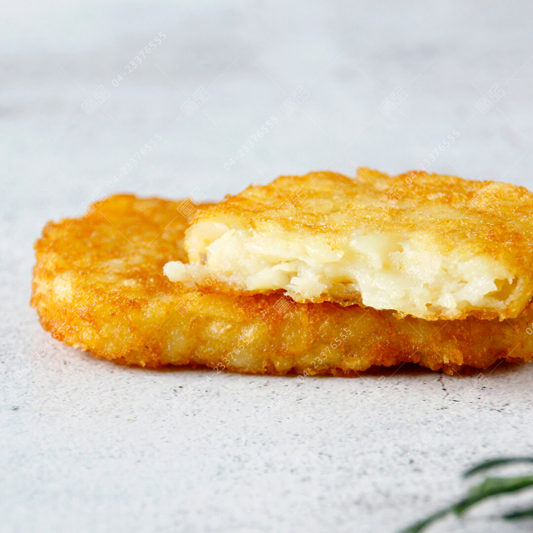 HF四角薯餅酥嫩剖面