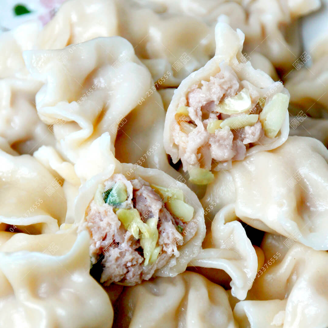 皮薄餡多手工餃子