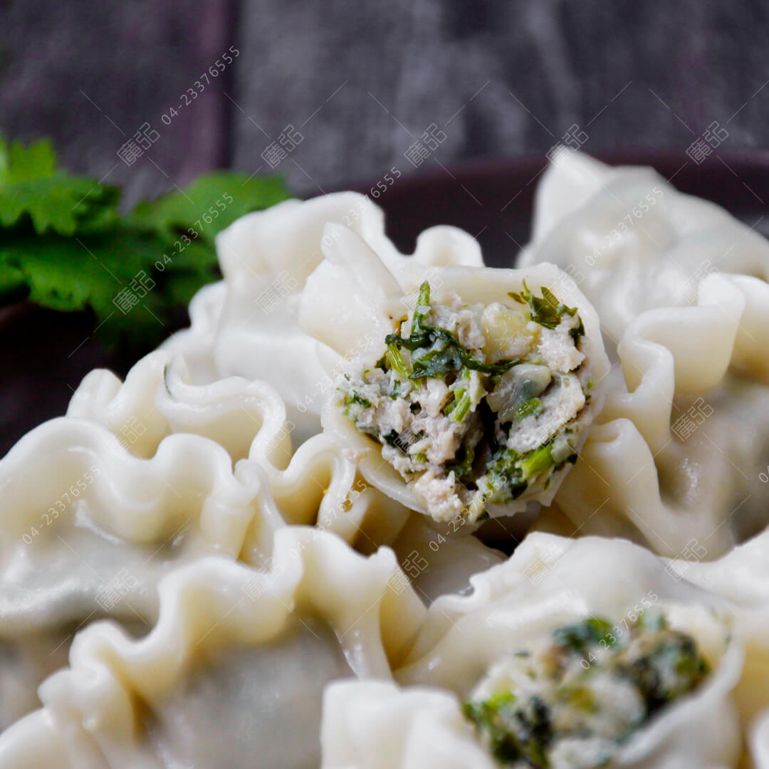 多汁香菜豬肉水餃