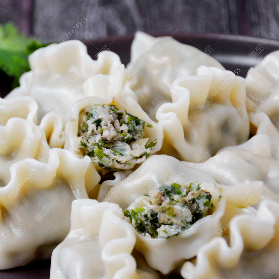 獨特鮮香香菜豬肉水餃