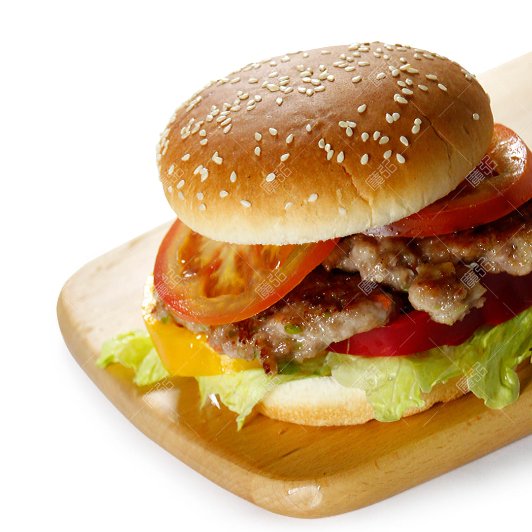 4吋芝麻漢堡冷凍食材(純素)漢堡料理圖