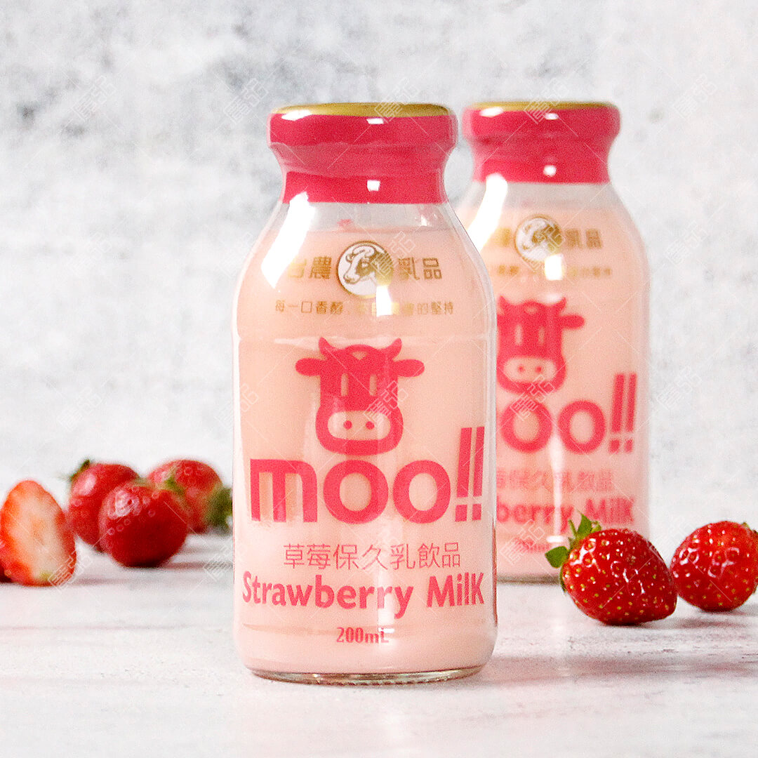 台農草莓保久乳飲品/保久乳/莓果香氣/台農
