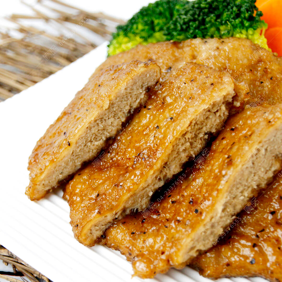 彈嫩植物滷肉排(蛋素)