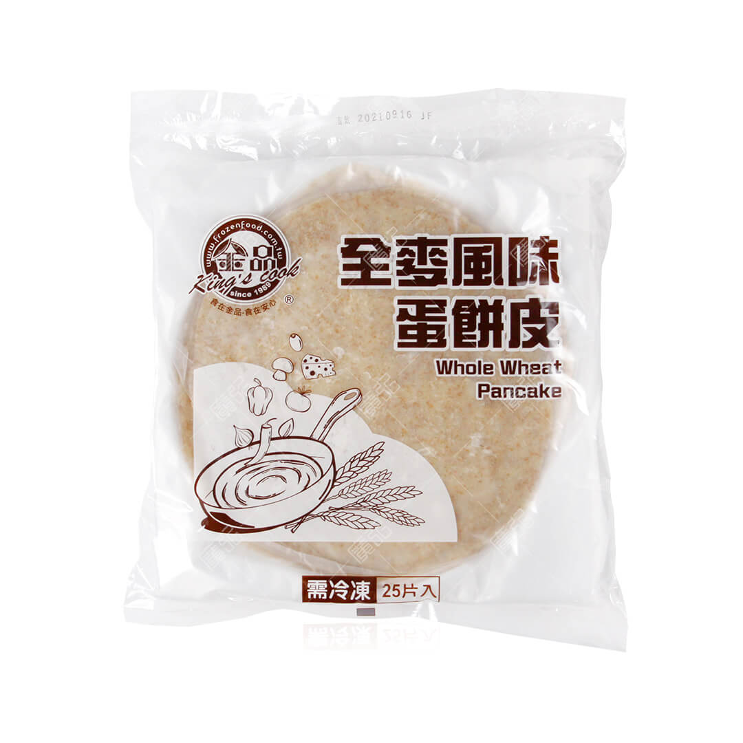 金品全麥風味蛋餅皮(純素)外包裝